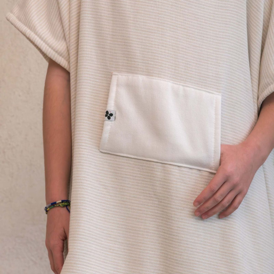 Poncho Enfant en Gaze de Coton NAEL