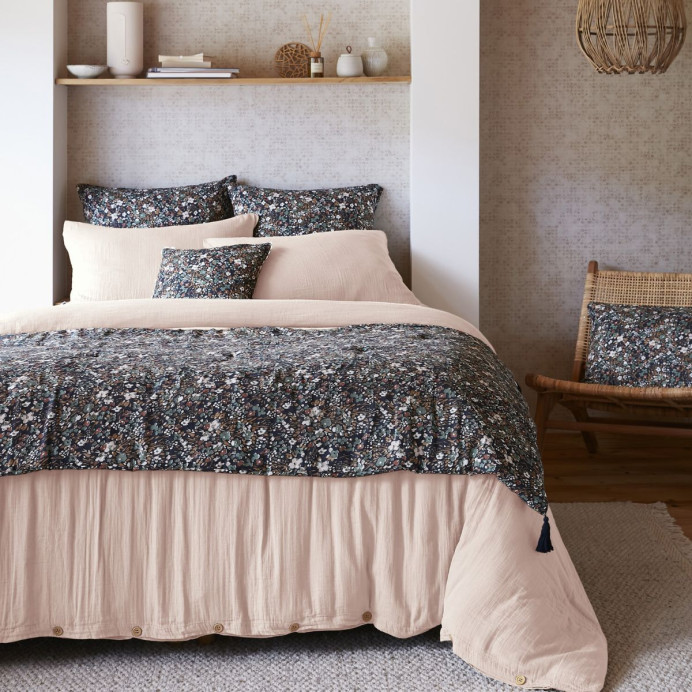 Édredon CAPUCINE – L'Effet Papillon | Impression Lin