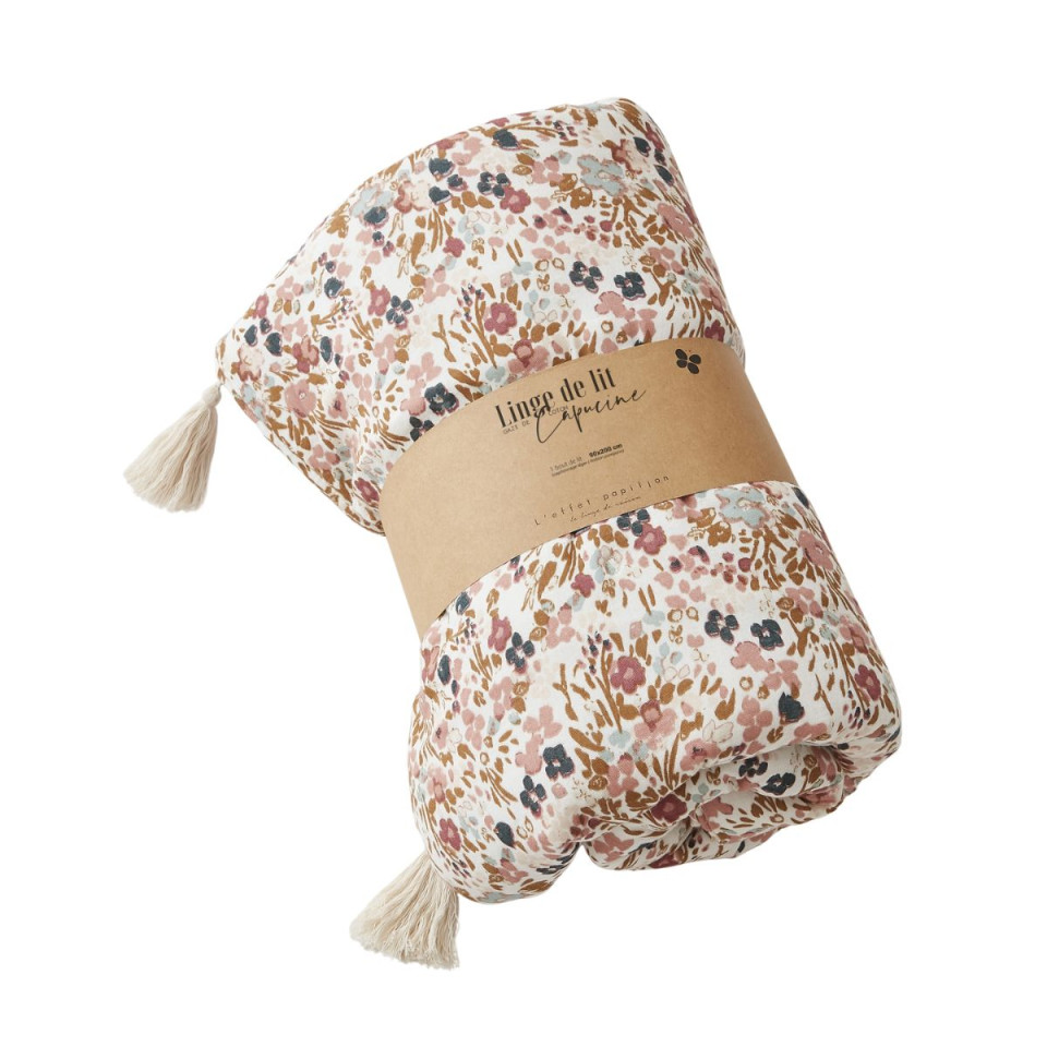 Édredon Gaze de Coton Imprimée CAPUCINE