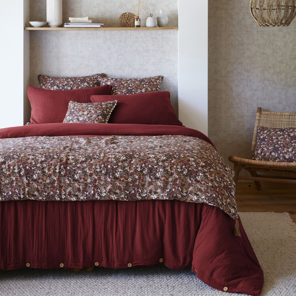 Édredon Gaze de Coton Imprimée CAPUCINE