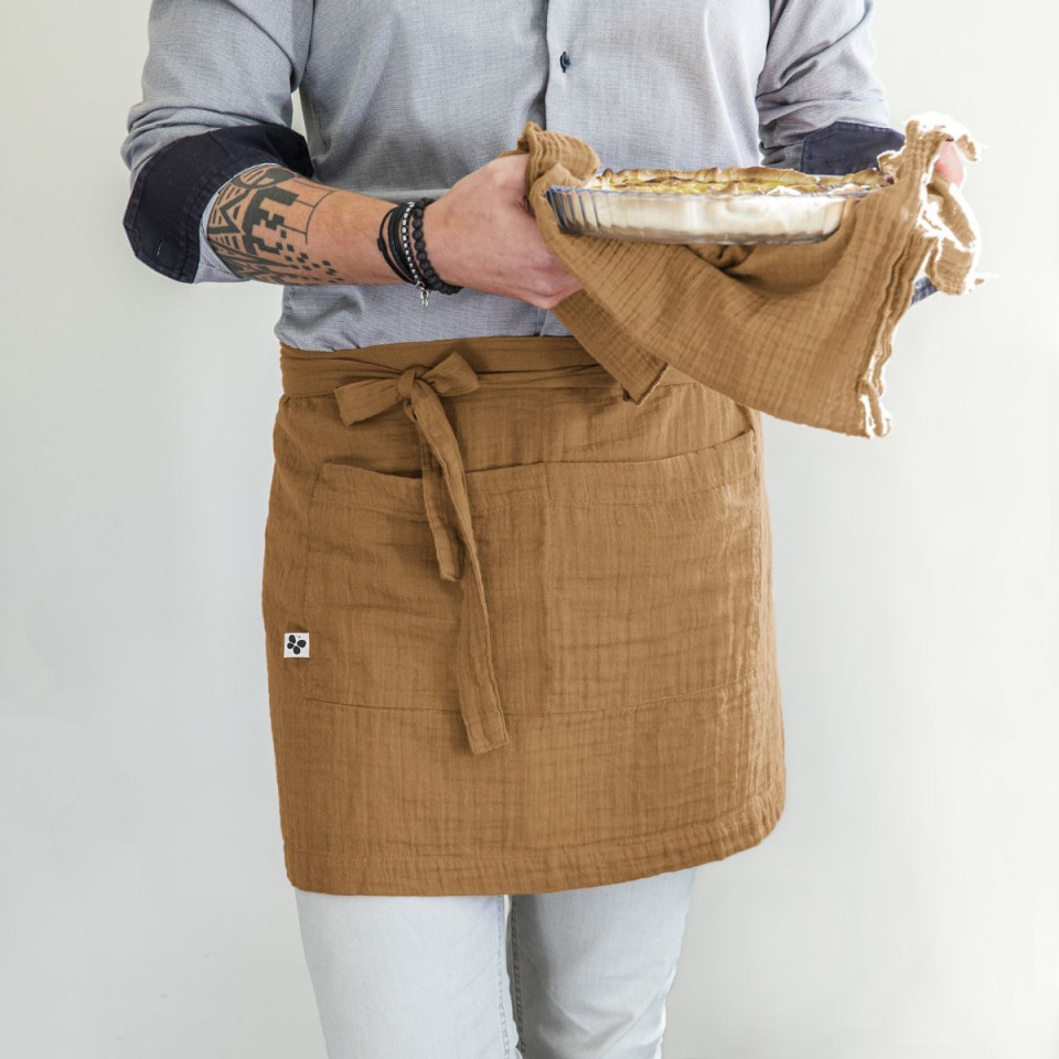 Tablier serveur Gaze de coton GAIA