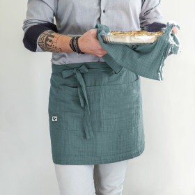 Tablier serveur Gaze de coton GAIA