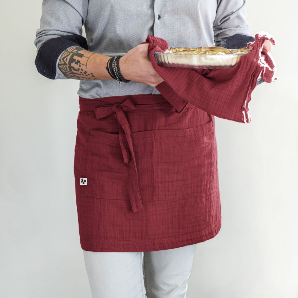 Tablier serveur Gaze de coton GAIA