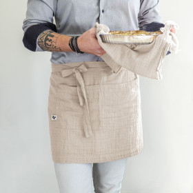 Tablier serveur Gaze de coton GAIA