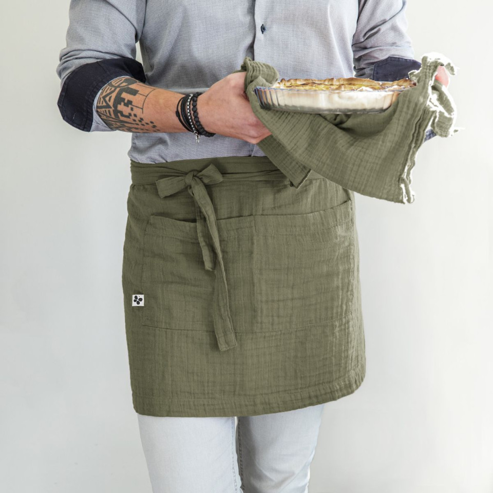 Tablier serveur Gaze de coton GAIA