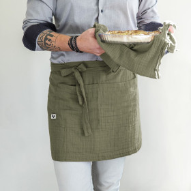 Tablier serveur Gaze de coton GAIA