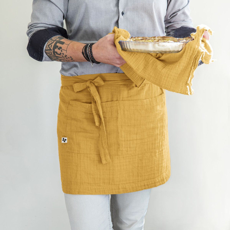 Tablier serveur Gaze de coton GAIA