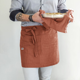 Tablier serveur Gaze de coton GAIA
