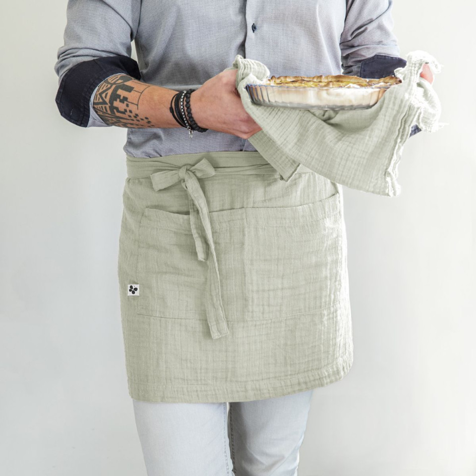 Tablier serveur Gaze de coton GAIA
