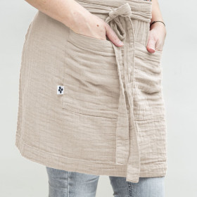 Tablier serveur Gaze de coton GAIA