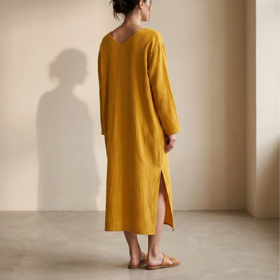 Tunique en Gaze de Coton MYKONOS