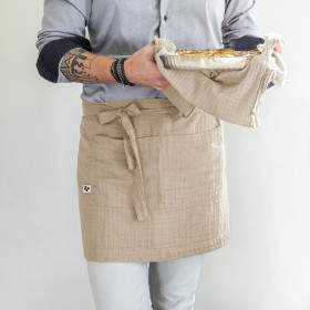 Tablier serveur Gaze de coton GAIA