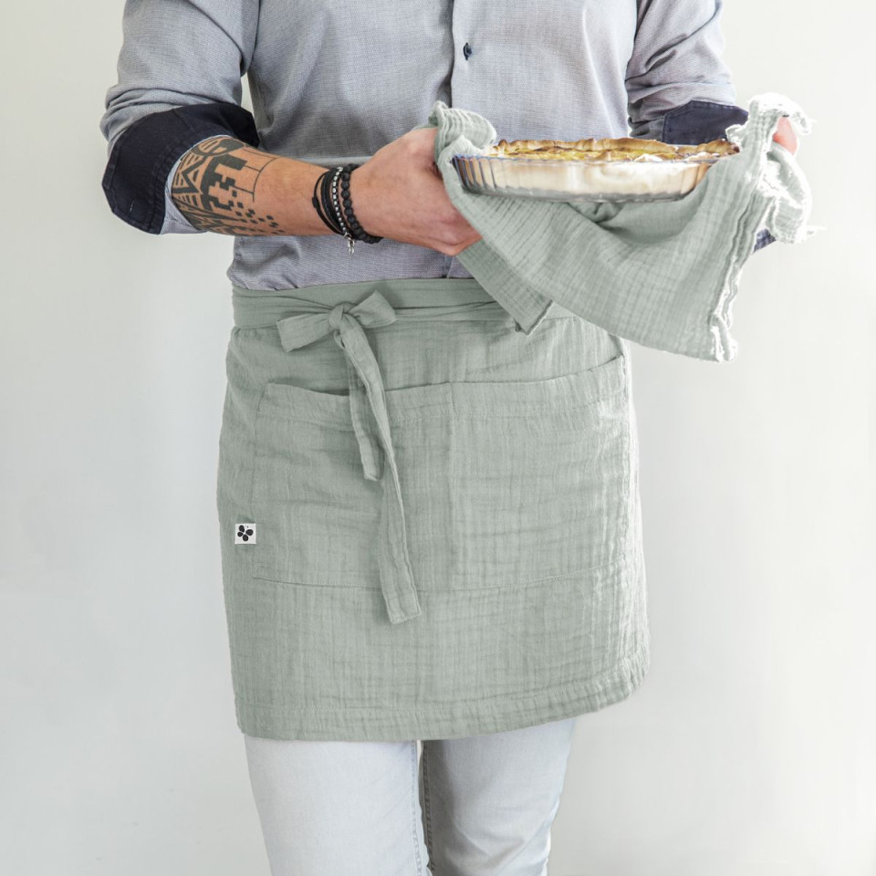 Tablier serveur Gaze de coton GAIA