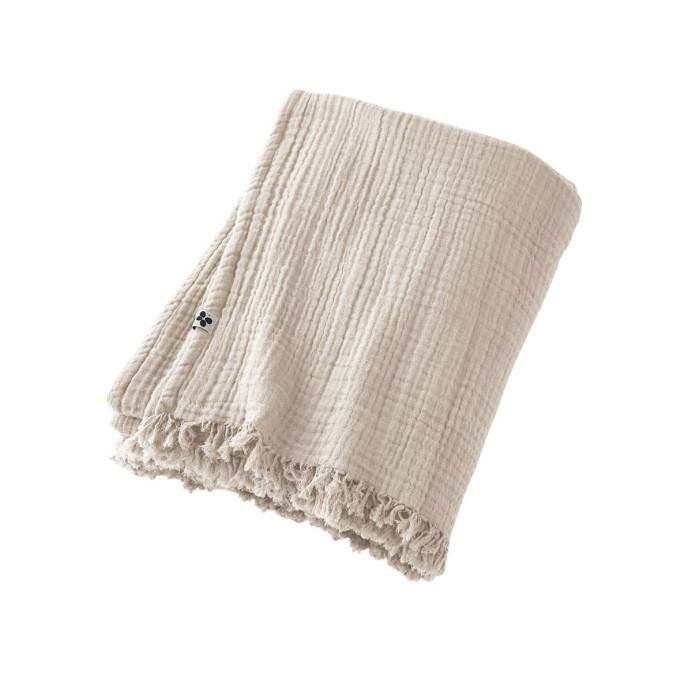 Plaid & Couvre-Lit GAIA – L'Effet Papillon | Impression Lin