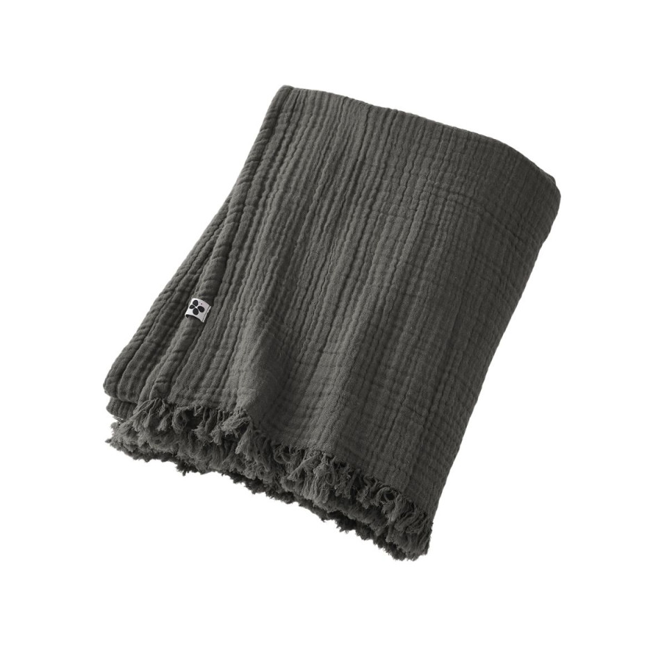 Plaid / Couvre lit Gaze de Coton GAIA