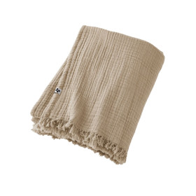 Plaid / Couvre lit Gaze de Coton GAIA