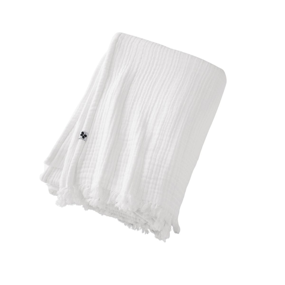 Plaid / Couvre lit Gaze de Coton GAIA