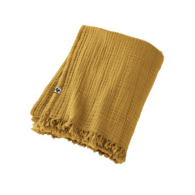 Plaid / Couvre lit Gaze de Coton GAIA