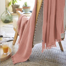 Plaid / Couvre lit Gaze de Coton GAIA