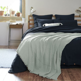 Plaid / Couvre lit Gaze de Coton GAIA