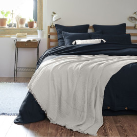 Plaid / Couvre lit Gaze de Coton GAIA