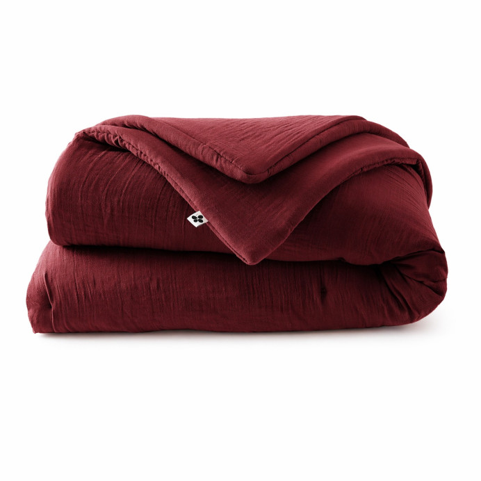 Plaid  / Couvre Lit Coton GAIA - L'Effet papillon | Impression lin