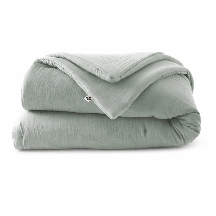 Plaid  / Couvre Lit Coton GAIA - L'Effet papillon | Impression lin