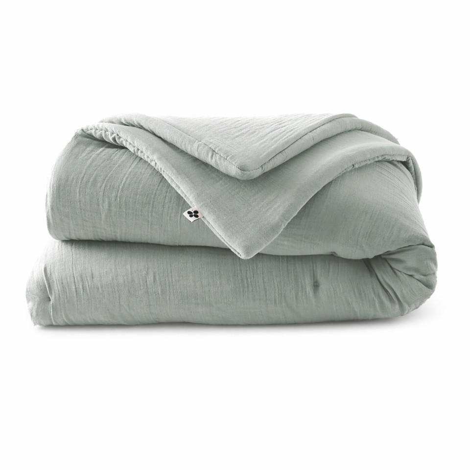 Plaid / Couvre Lit Matelassé Gaze de Coton GAIA  L'Effet Papillon