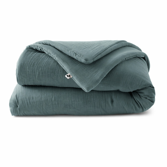 Plaid  / Couvre Lit Coton GAIA - L'Effet papillon | Impression lin