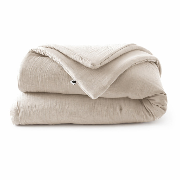 Plaid  / Couvre Lit Coton GAIA - L'Effet papillon | Impression lin