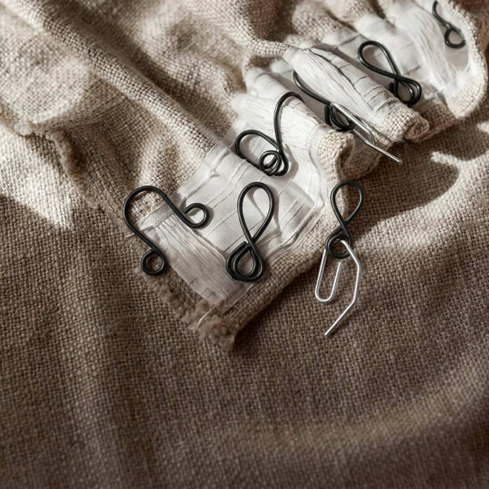 Set de 40 Suspendeurs Ruflette Lyre Noir