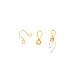 Set de 40 Suspendeurs Ruflette Lyre Gold