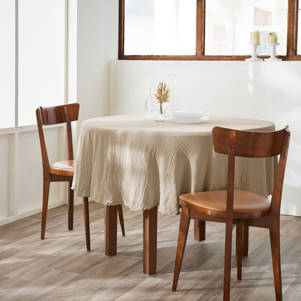 Nappe de Table Gaze de coton GAIA  