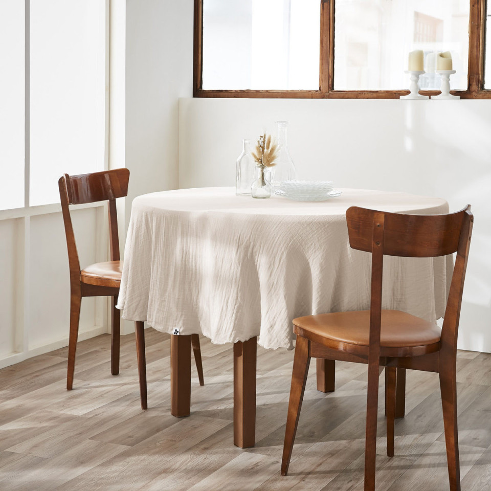 Nappe de Table Gaze de coton GAIA  