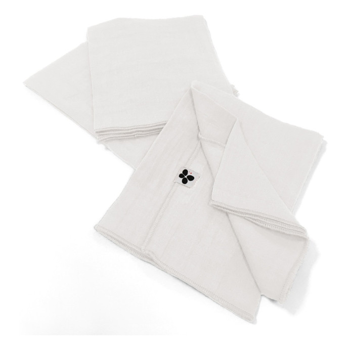 Lot 3 serviettes Gaze de coton - L'Effet papillon | Impression lin