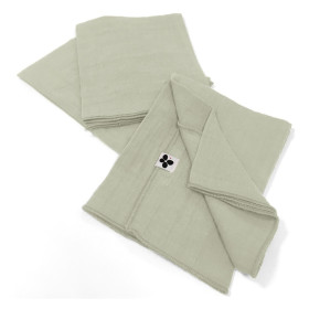 Lot 3 serviettes Gaze de coton GAIA  