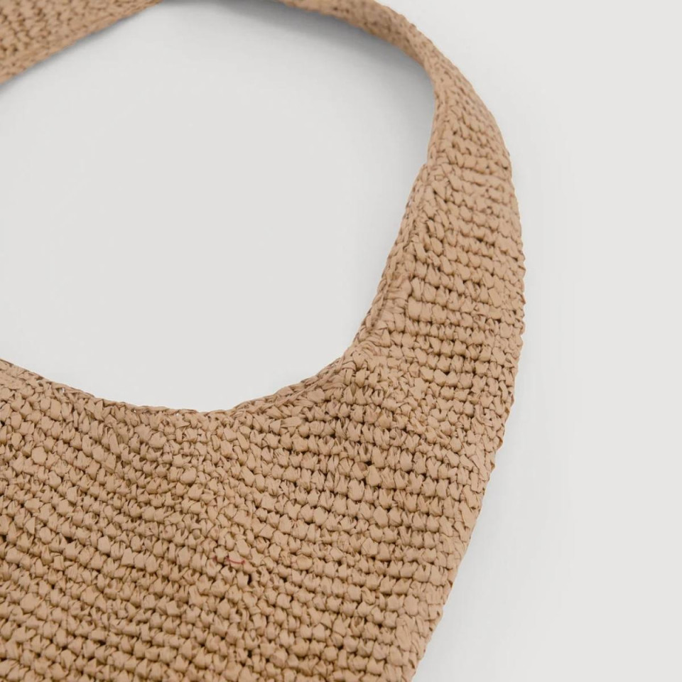 Sac Épaule en Raphia Tressé AMALYA