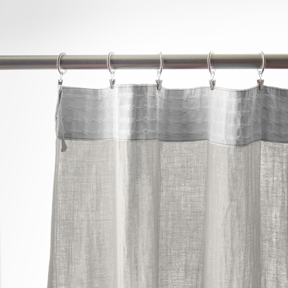 Rideau Ruflette Gaze de coton GAIA  