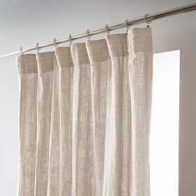 Rideau Ruflette Gaze de coton GAIA  