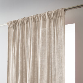 Rideau Ruflette Gaze de coton GAIA  