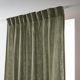 Rideau Ruflette Gaze de coton GAIA  