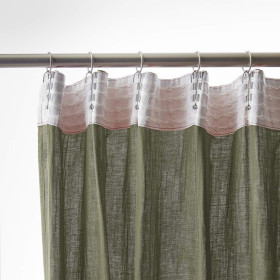 Rideau Ruflette Gaze de coton GAIA  