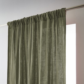 Rideau Ruflette Gaze de coton GAIA  