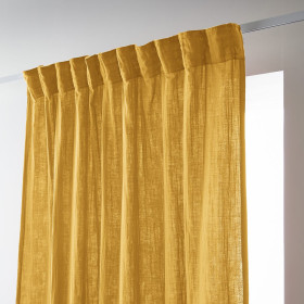 Rideau Ruflette Gaze de coton GAIA  