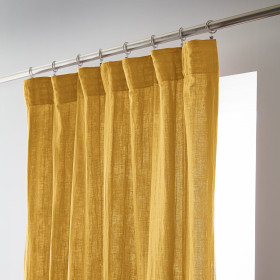 Rideau Ruflette Gaze de coton GAIA  