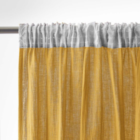 Rideau Ruflette Gaze de coton GAIA  