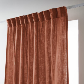 Rideau Ruflette Gaze de coton GAIA  