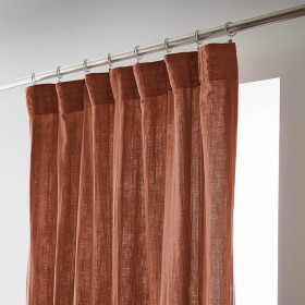 Rideau Ruflette Gaze de coton GAIA  