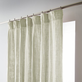 Rideau Ruflette Gaze de coton GAIA  