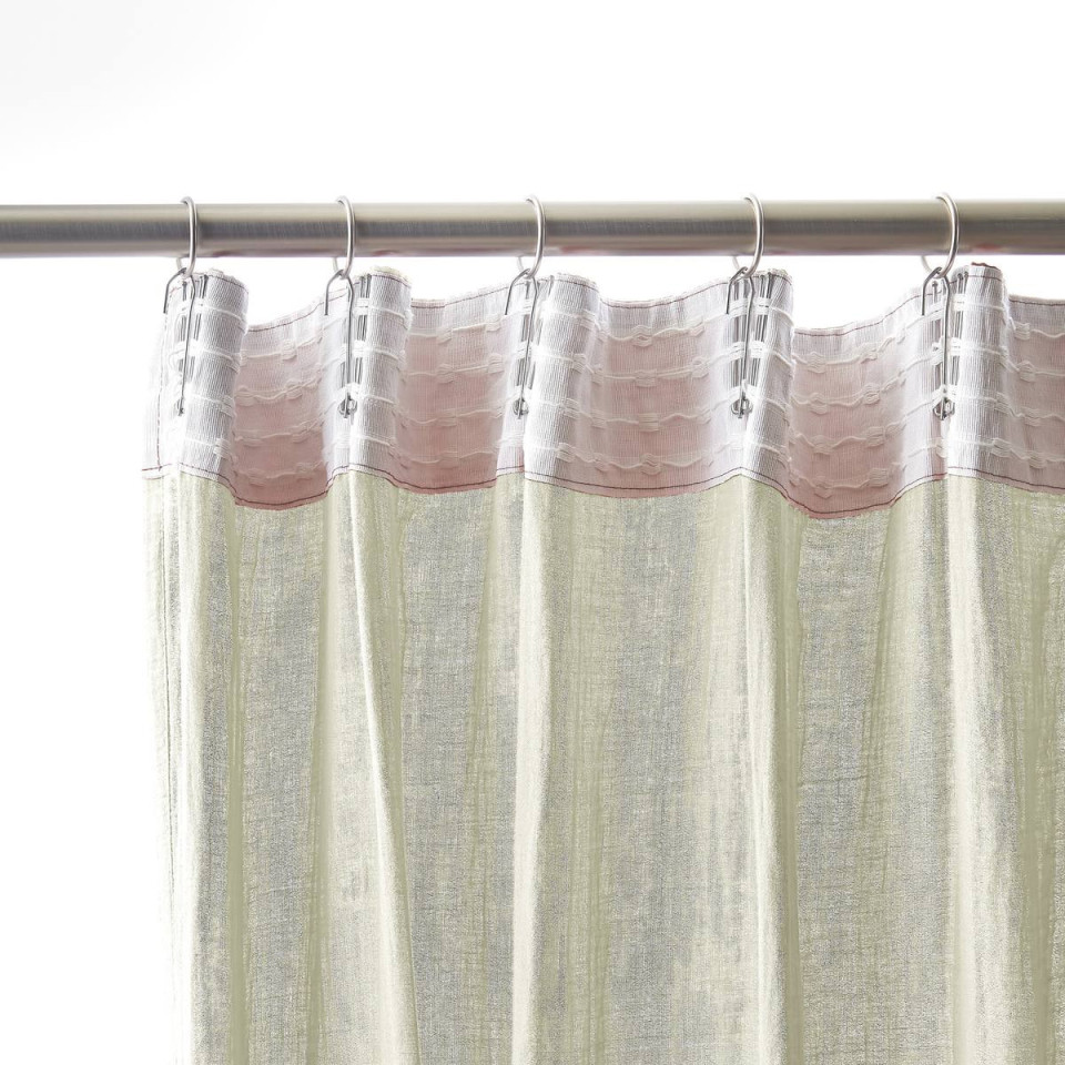 Rideau Ruflette Gaze de coton GAIA  